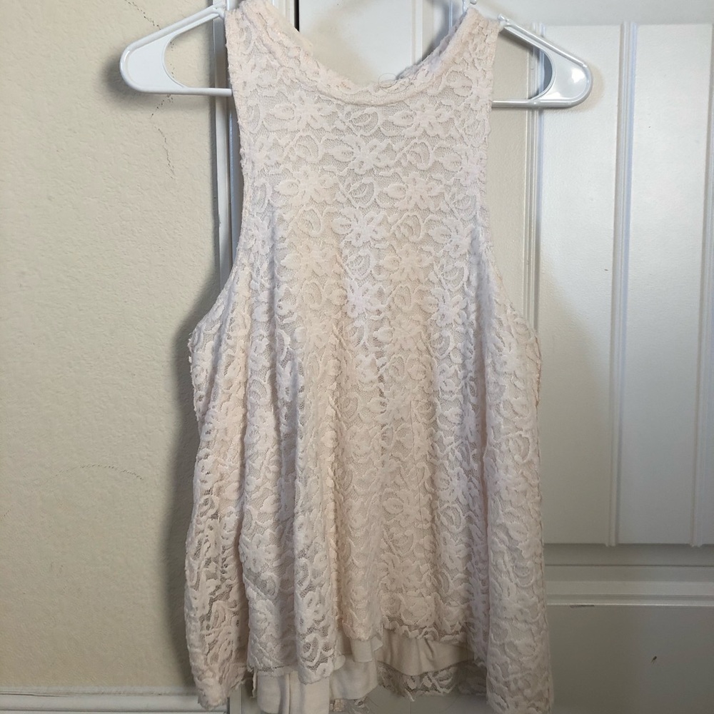 Hollister Loose Fitted Flowery Top